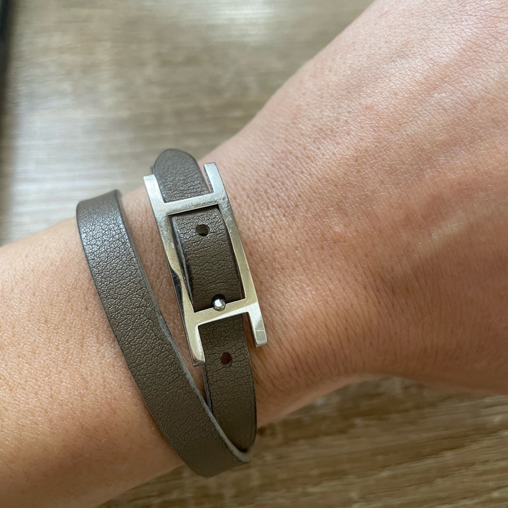 Hermes Behapi Double Tour Bracelet